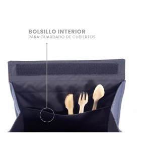 Lunchera Térmica 8 Lts Negra Chilly