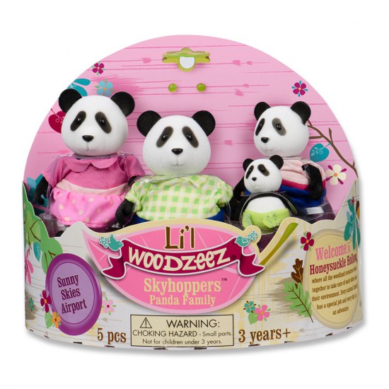 Familia De Pandas Li\'l Woodzeez