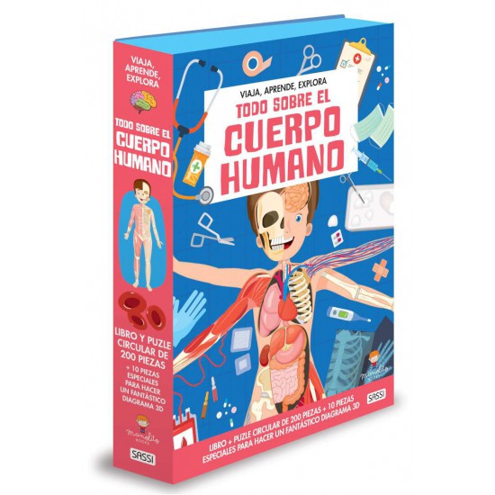 Libro Más Rompecabezas Todo Sobre El Cuerpo Humano