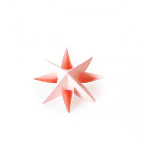 Estrella para Armar 12 cm Rosa x 3