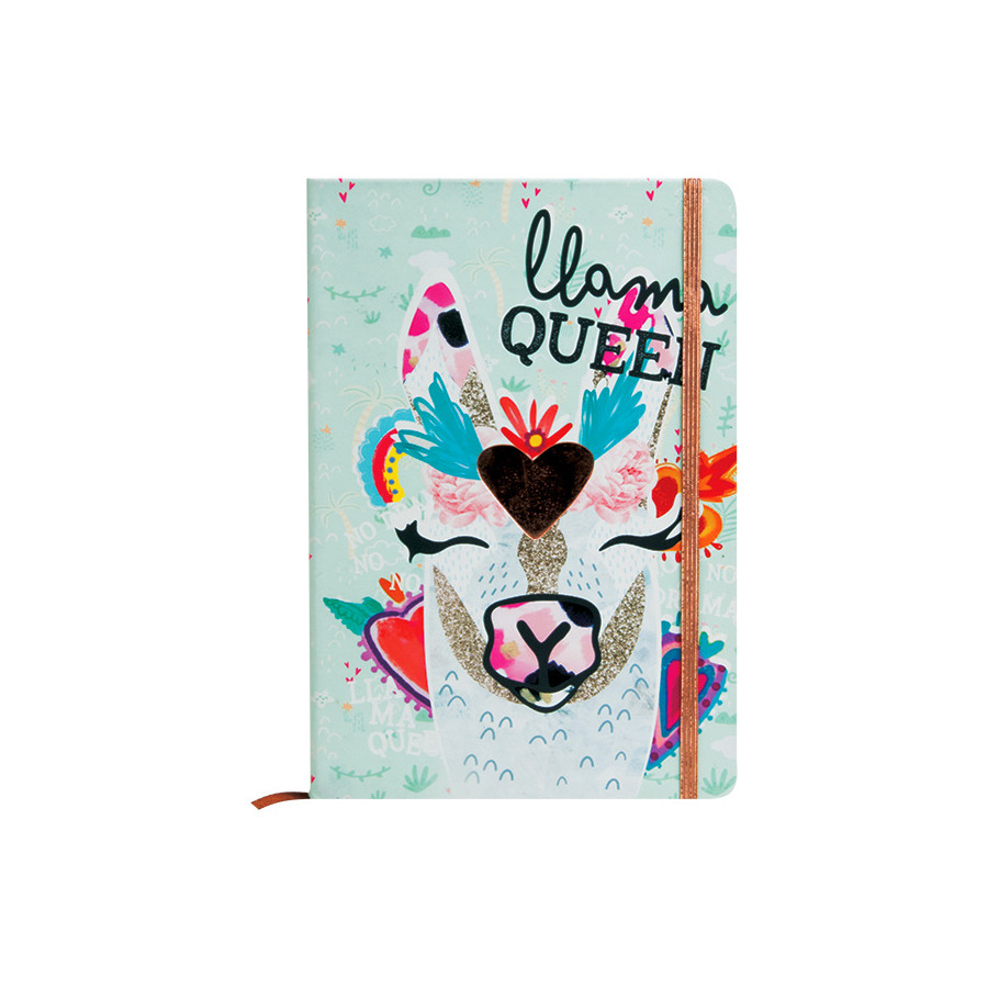Cuaderno Talbot Llama Queen 14x21 cm