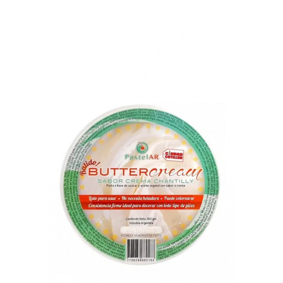 Buttercream Pastelar Chantilly 360grs