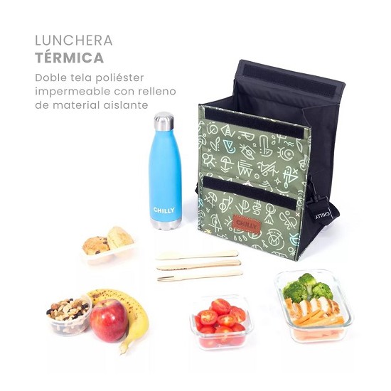 Lunchera Térmica 8 Lts Doodle Wall Chilly