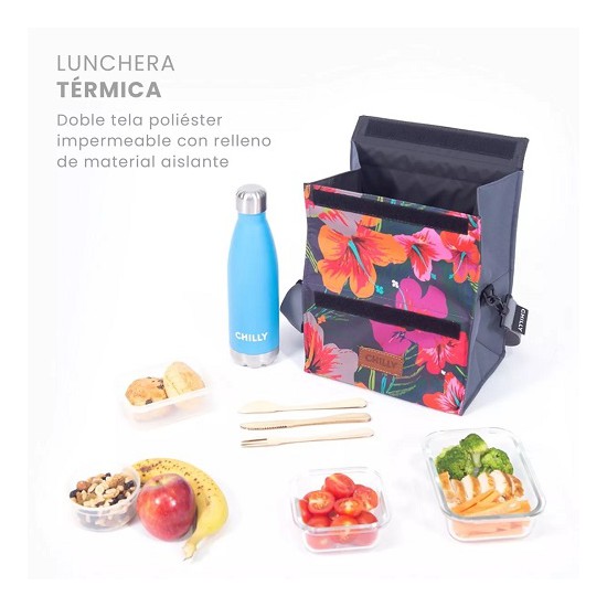Lunchera Térmica 8 Lts Hibiscus Chilly