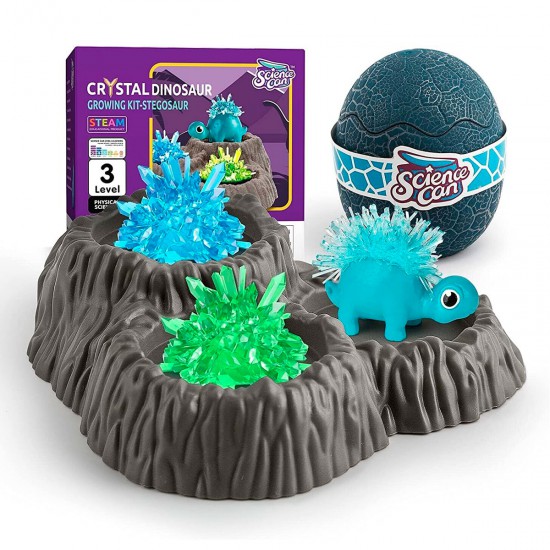 Juego de Cultivo de Cristales Crystal Dinosaur - Stegosaurus