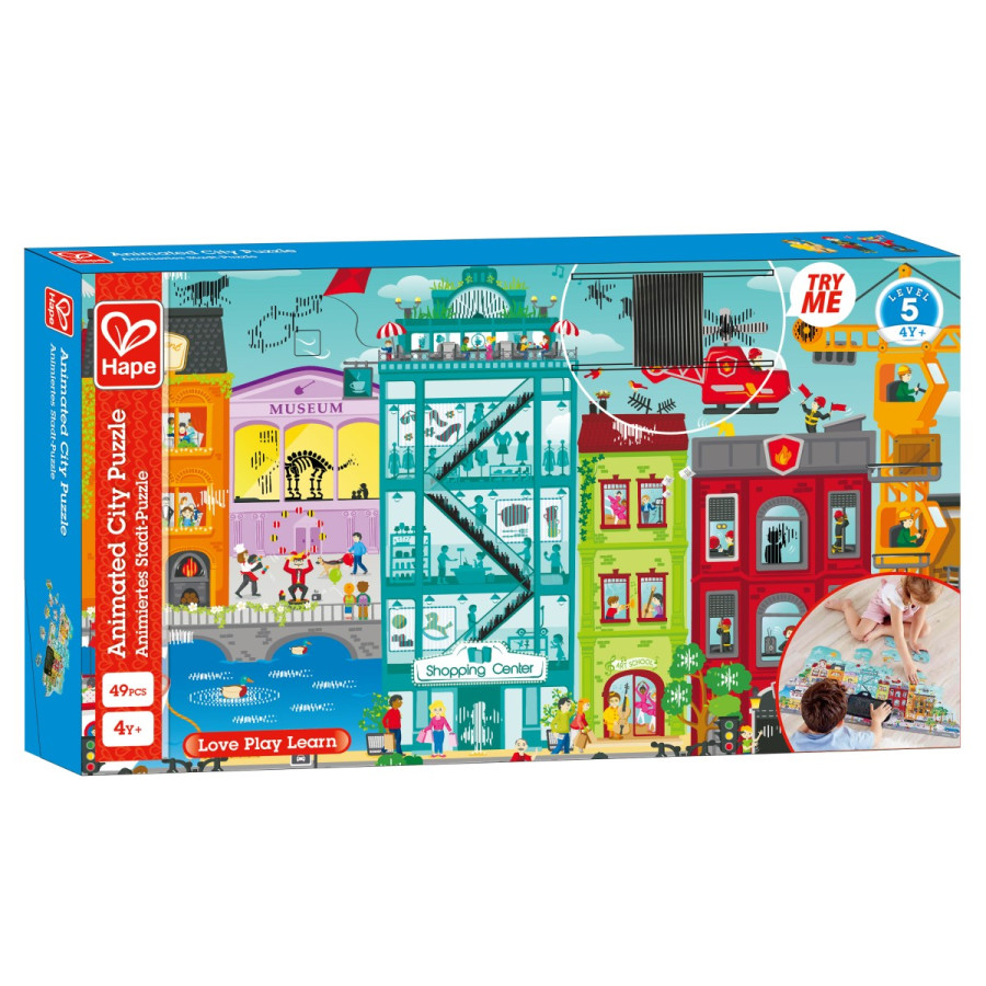 Puzzle Animated City Hape