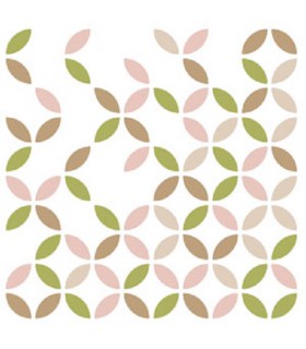 Servilletas 33 x 33 cm Abstract Eco Leaf