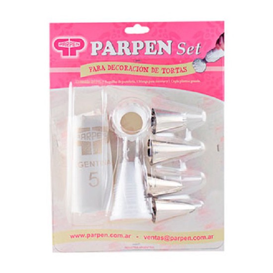 Set Deco Pasteleria Blister con Boquillas Grandes