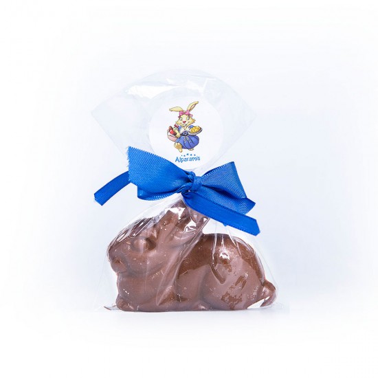 Conejo de Chocolate con Leche Macizo Alparamis 22 gr