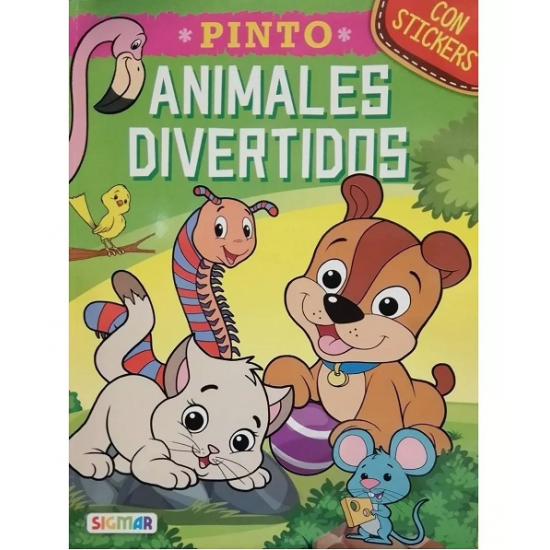 Libro para colorear Animales Divertidos