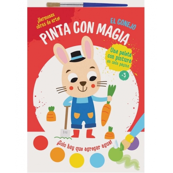 Pinta con magia El conejo