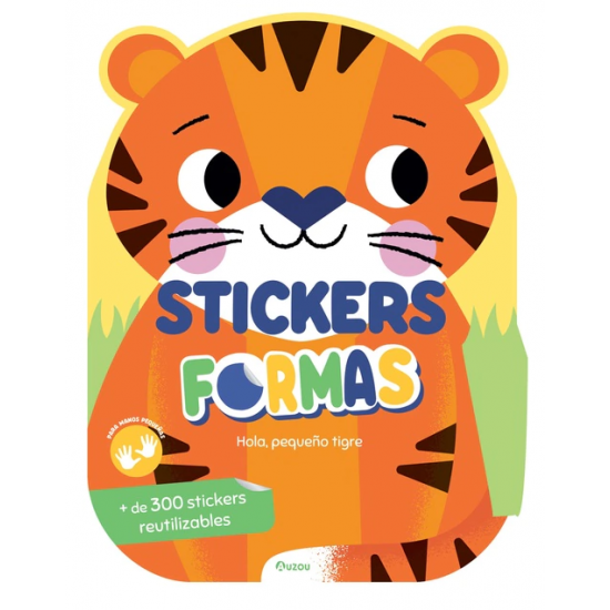 Stickers Formas Hola Pequeño Tigre