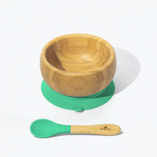 Bowl y Cuchara Avanchy Con Ventosa y Cuchara