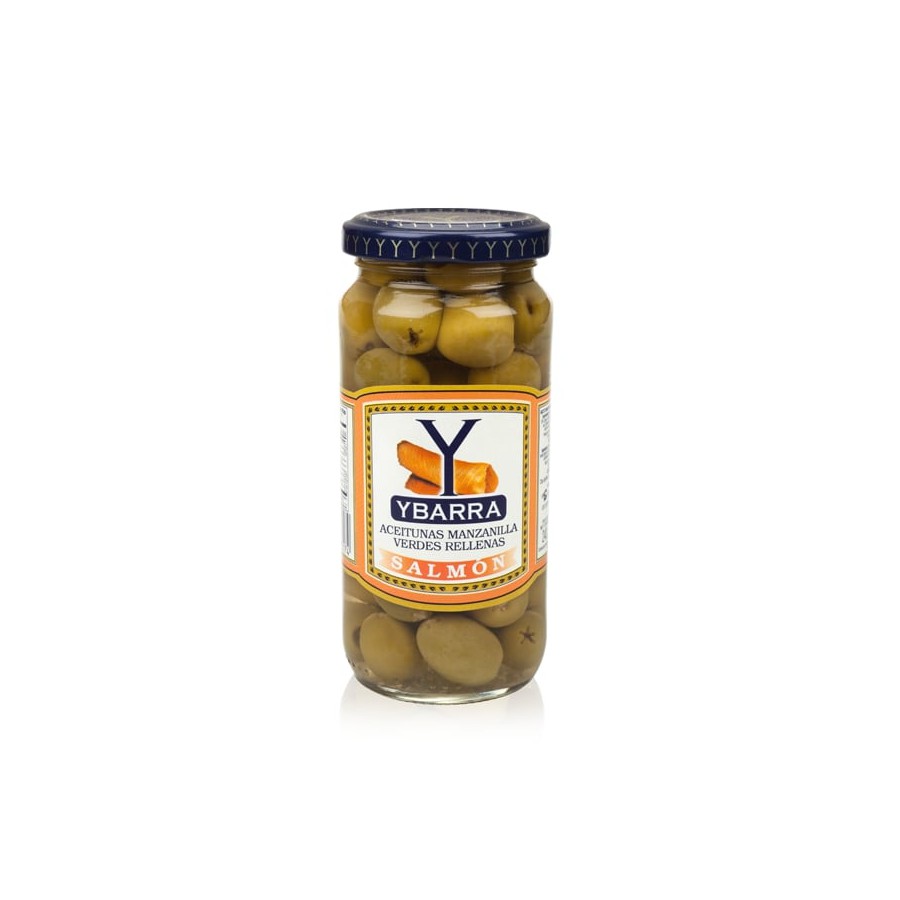Aceitunas Rellenas con Salmon Ybarra