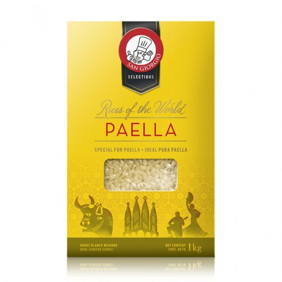 Arroz Para Paella 1k San Giorgio Selections