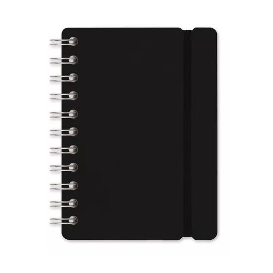 Cuaderno Studio A6 Rayado Negro