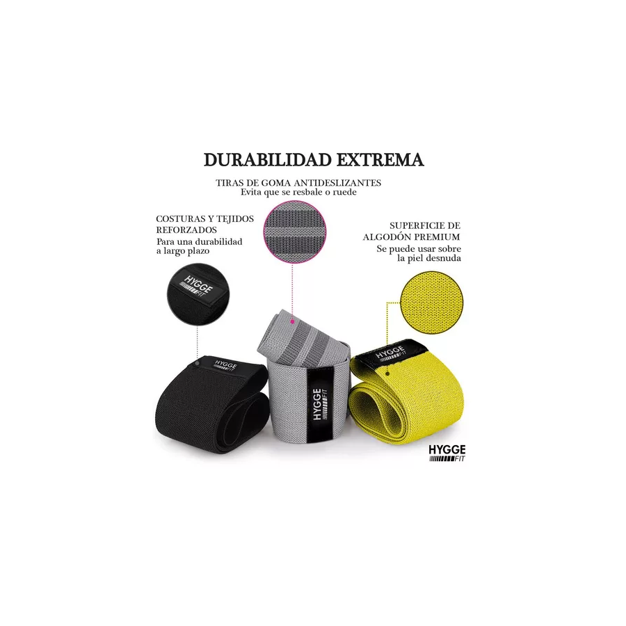 Banda Elástica Circular de Tela Intensidad Baja