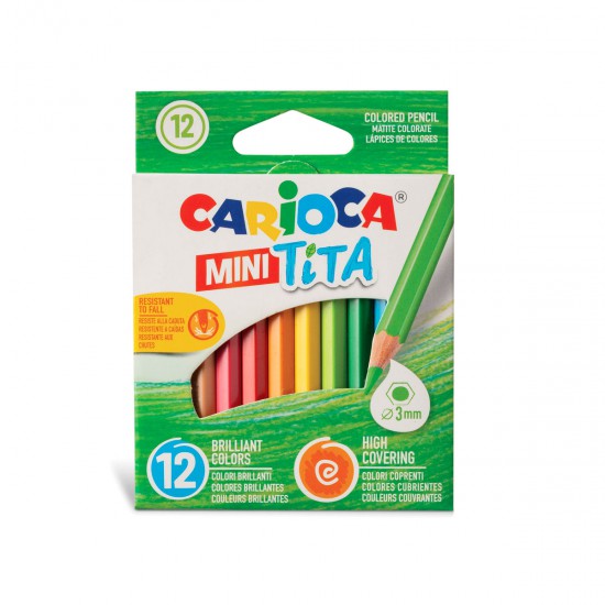Lápices Tita Mini de Colores Carioca x 12