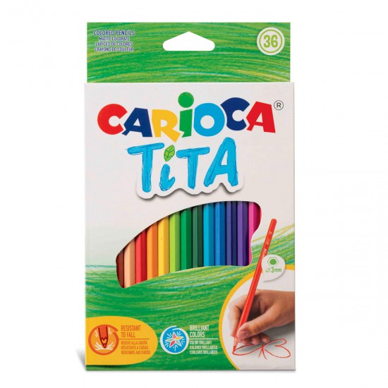 Lápices Tita de Colores Carioca x 36