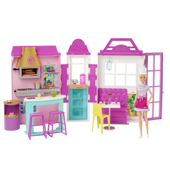 Barbie Cook \'n Grill Restaurant y Muñeca