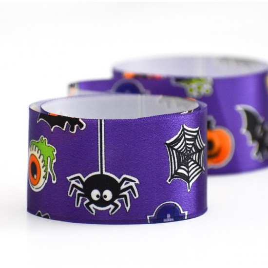 Cinta Halloween Horas De Bruja 3.9 cm x 10 m