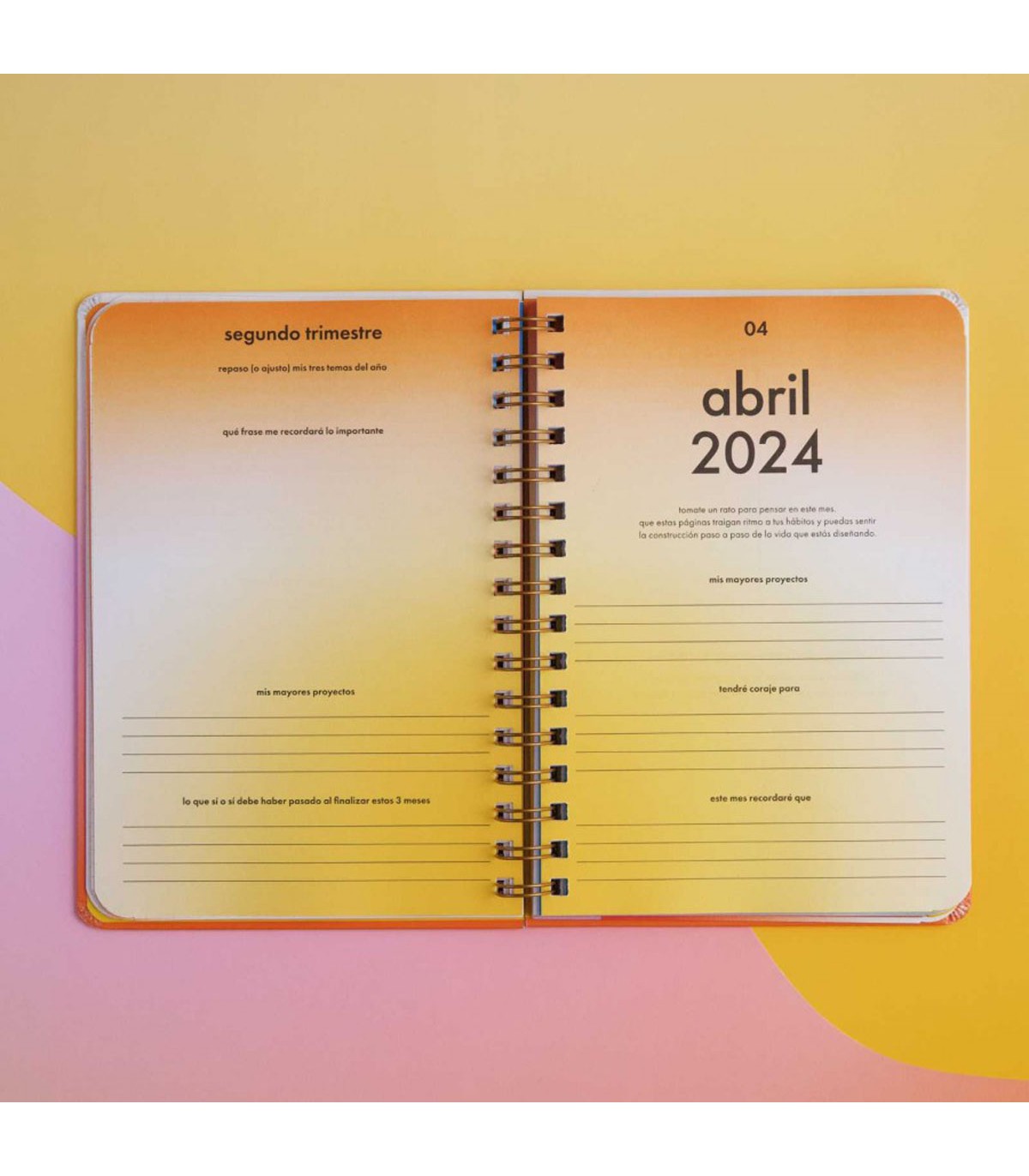 Agenda 2024 A5 2 Días por página Diván x Tute - Monoblock