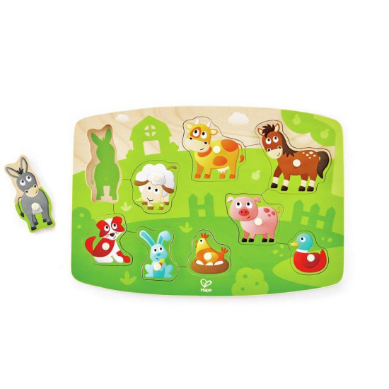 Rompecabezas de la Granja de 10 Piezas Hape