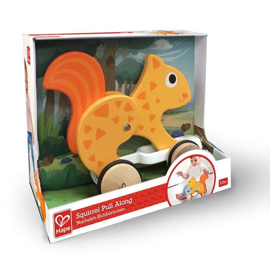 Juguete de Arrastre Ardilla Hape