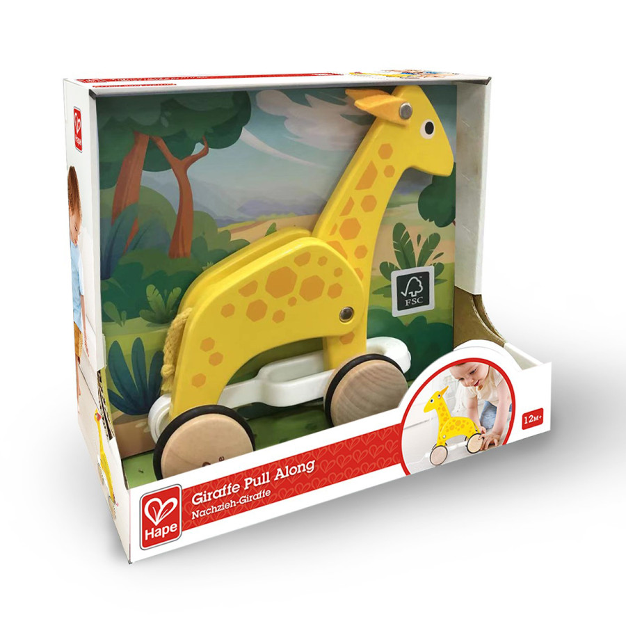 Juguete de Arrastre Jirafa Hape