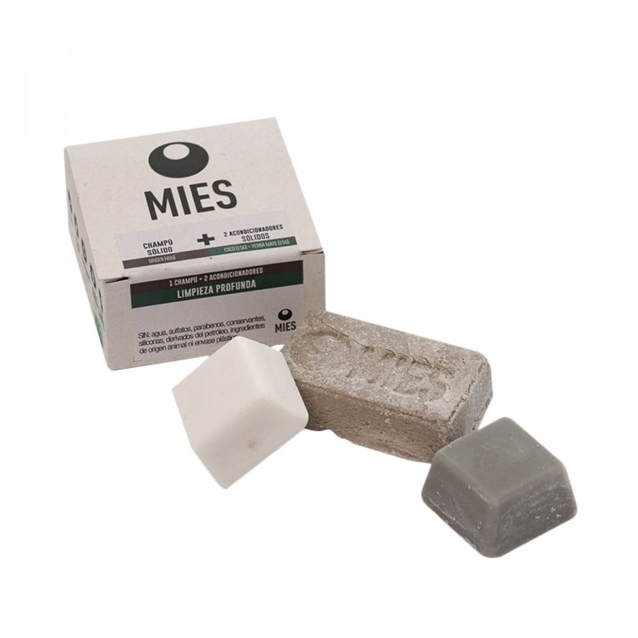 Dúo Capilar Champú Origen y 2 Acondicionadores Mies