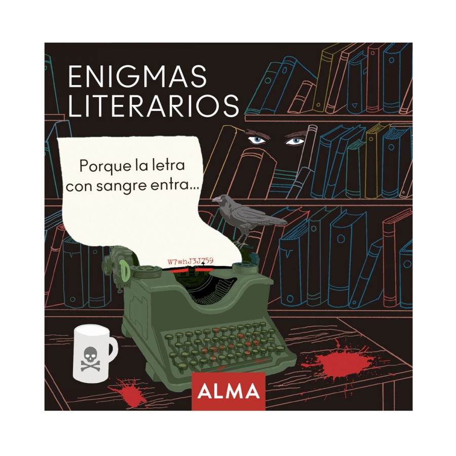 Libro con Juegos Alma Enigmas Literarios