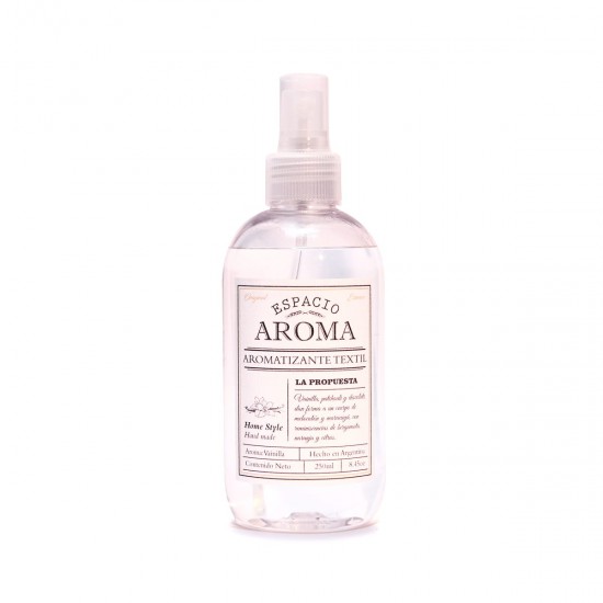 Aromatizador Textil 250 ml Línea Clásica Vainilla Oriental Espacio Aroma