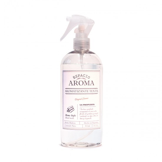 Aromatizador Textil 500 ml Línea Clásica Maderas Espacio Aroma