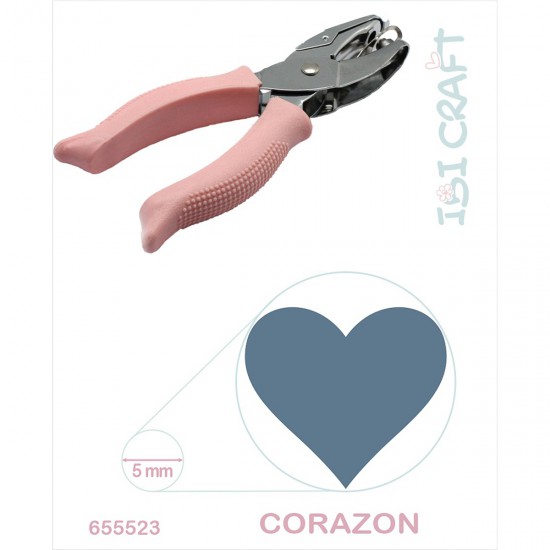 Perforadora Pinza Corazón 5 mm Ibi Craft