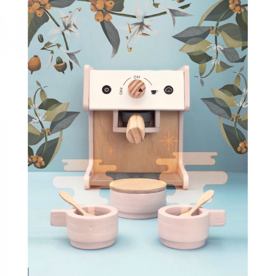 Cafetera Expresso con Accesorios Mini Chef