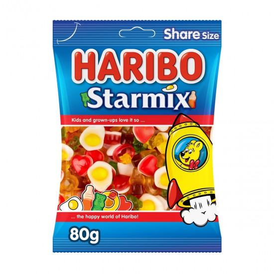 Caramelos Gomitas Haribo Starmix 80 g