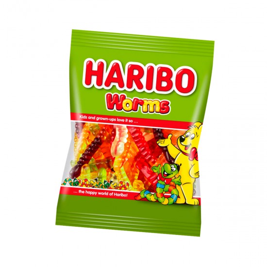 Caramelos Gomitas Haribo Worms 80 g