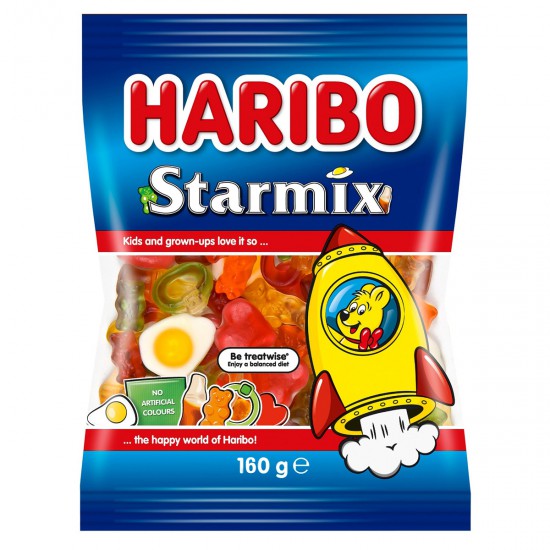 Caramelos Gomitas Haribo Starmix 160 g