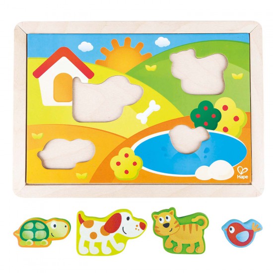 Rompecabezas Sunny Valley 3 en 1 Hape