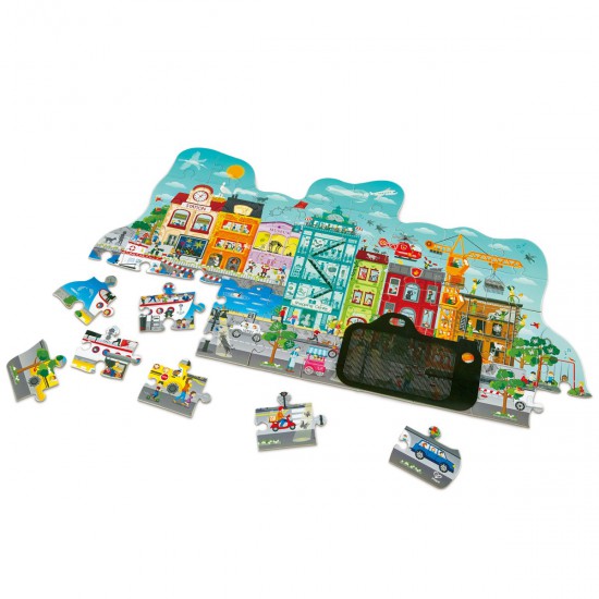 Puzzle Animated City Hape