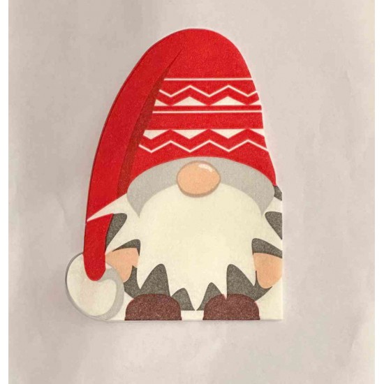 Servilletas Troqueladas 33 x 33 cm Silhouette Swedish Gnome