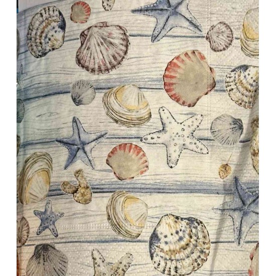 Servilletas 33 x 33 cm Beach Shells