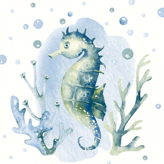 Servilletas 33 x 33 cm Seahorse