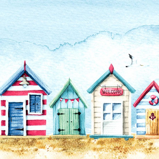 Servilletas 33 x 33 cm Beach Houses