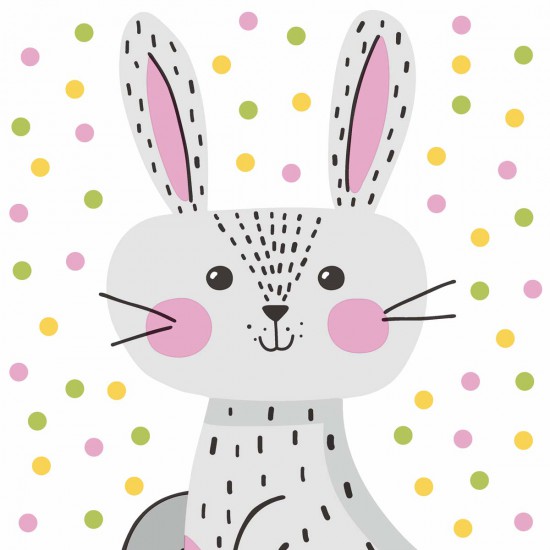 Servilletas 33 x 33 cm Happy Bunny