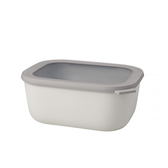 Multi bowl rectangular 3000 ml - nordic white