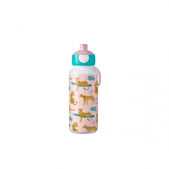 Botella pop-up campus 400 ml - leopardo