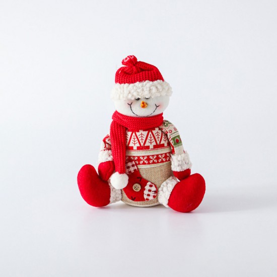 Adorno de Snowman Sentado 19 cm Alparamis