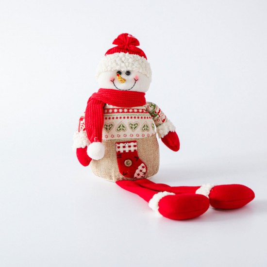 Adorno Snowman Patas Largas 43 cm Alparamis