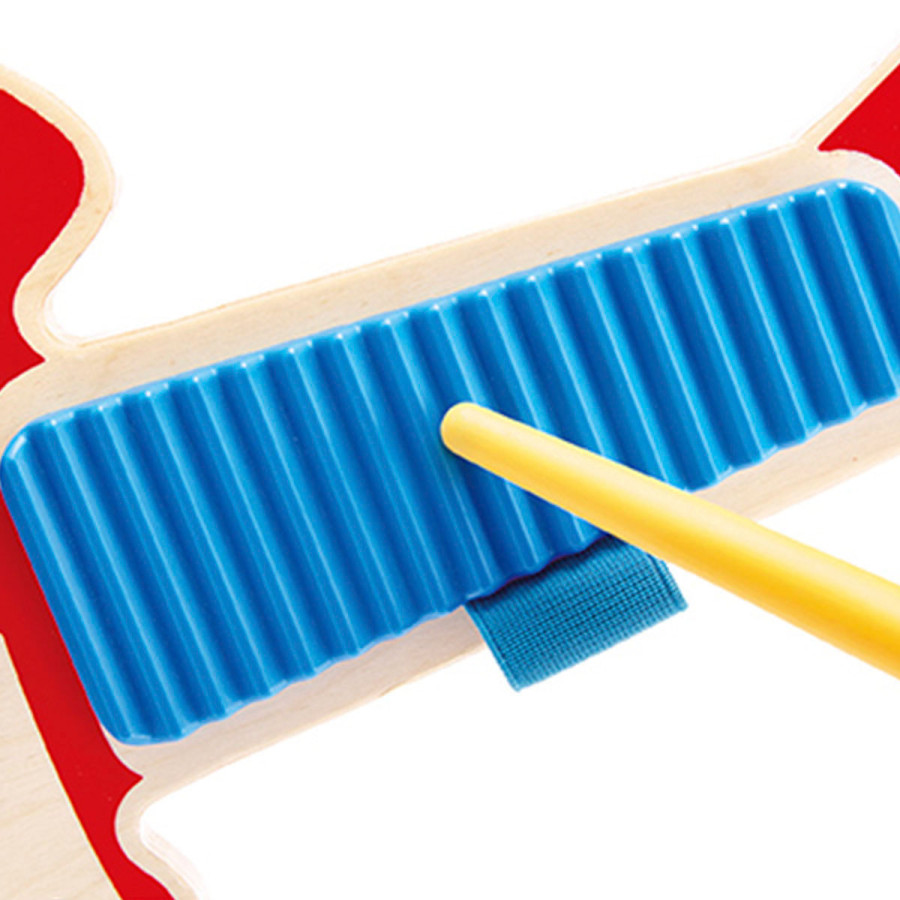 Guitarra 6 en 1 Hape Instrumento Musical de Juguete